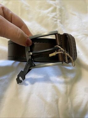 Genuine Leather |Brown/Black |Belt| Classic |Neutral |Casual Style |Size 32-34/M